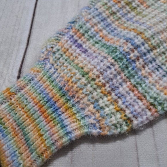 LOFT Petite Rainbow Spacedye Sweater Dress Size Small - Picture 10 of 11